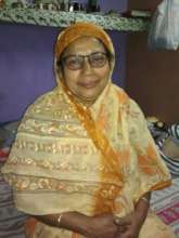 Shahida with her new glasses