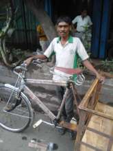 Mohan before his van was stolen