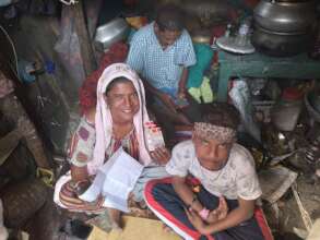 Chadbanu receives her medicines