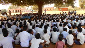 Peace Education session by Gandhi Peace Volunteers
