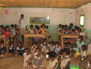The classroom of the smaller children with our teacher