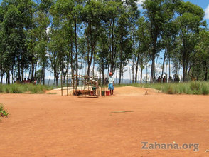 The new well by the school