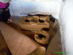 Their small and the big improved cookstove models