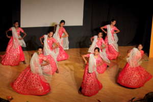 Dance performance by the children