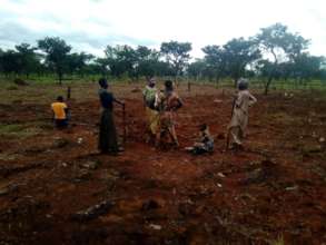 Refugee farmers prepping new fields for planting