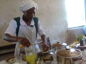 Dorcas final catering practical project in school