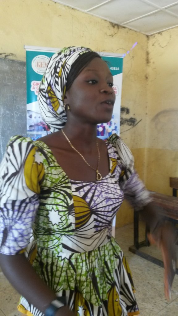 Itswell, teaching girls on how to stay in school