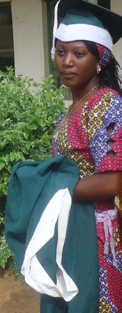 Dorcas, graduating from School of Economics