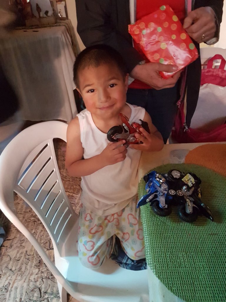 Visiting the families