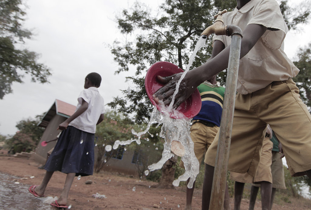 School farms to end child hunger, Tanzania