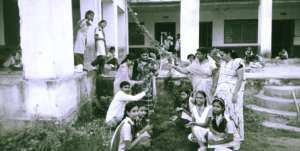 School Staff are Planting Trees