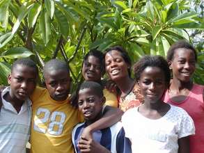 Happy children at Daktari Bush School
