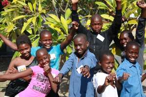 Happy children at Daktari