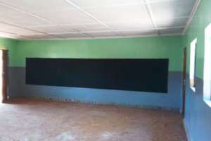 Inside one of the three classrooms