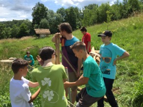Pupils from M.R. Stefanik school