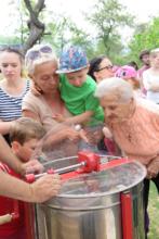 Families came to discover our work