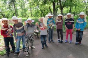 Kids after coming to our apiary