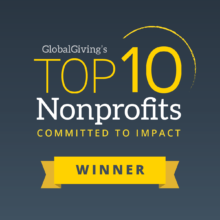 GlobalGiving 10 Top Non Profit Winner