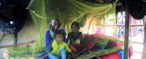 Rescue from malaria with mosquito nets !