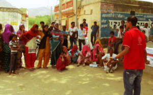 awareness Street theater on malaria prevention
