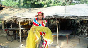 Sweet sleep with mosquito net !!