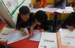 Students in class