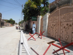 New Gate Outside Ersari Elementary