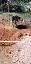 Getting Water from the new well