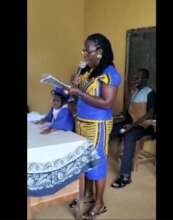 The Principal Addressing the students & parents