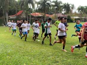 rigorous football training