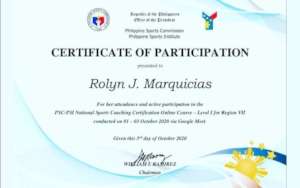 training certification