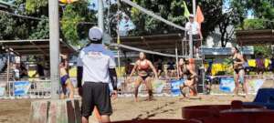excelling in the field of beach volleyball