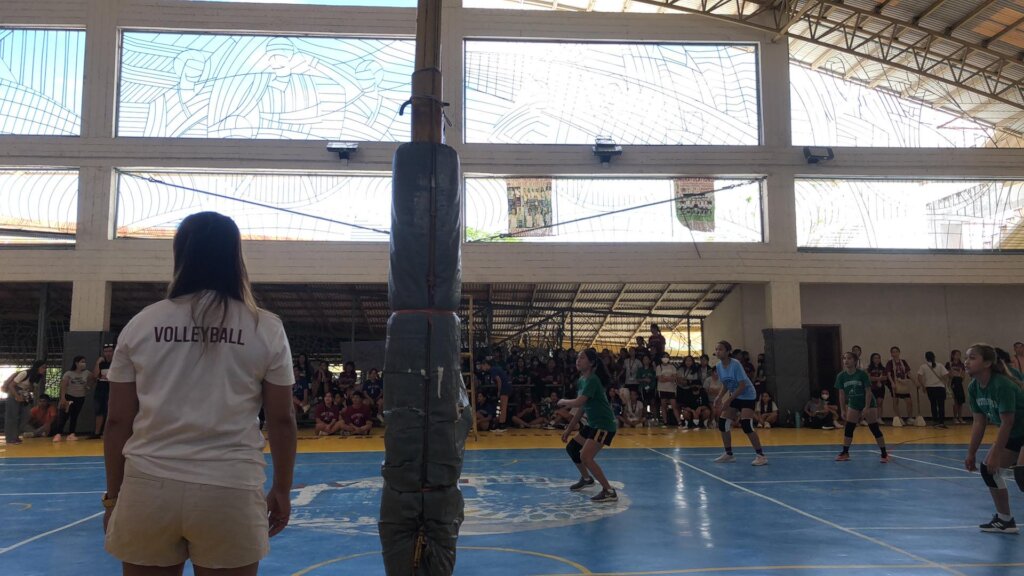 volleyball as one of the sports played