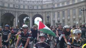 The BigRide 2015 raised awareness about Palestine