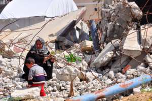 Destroyed homes