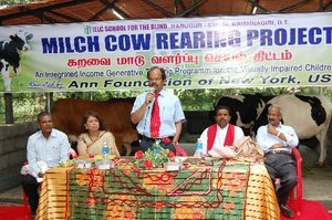 Inauguration of cattle farming operation