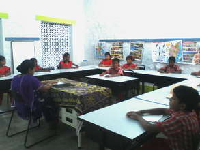 New desks and chairs