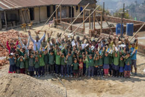 School reconstruction work continues