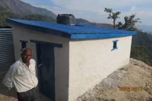 A new toilet at Mahakali School