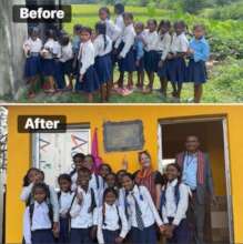 Brand new boys' and girls' toilet block