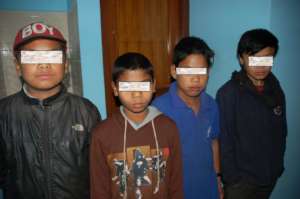 Boys rescued from a restaurant in November