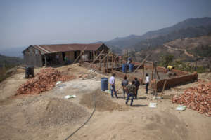 Work underway on new classrooms in Makwanpur
