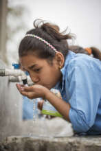 Drinking water is vital to keep children at school