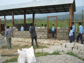 Building a new school classroom