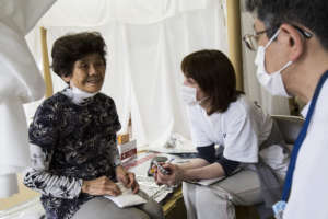 International Medical Corps teams providing care