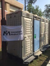Latrines to support evacuation centers