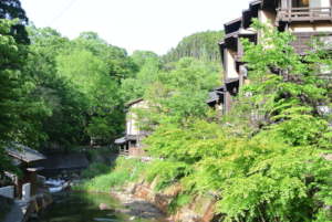 Onsen is affected by the rumor after the disaster