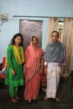 Anonya Akter, another graduate with her parents