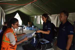 All Hands Volunteers coordinating relief work