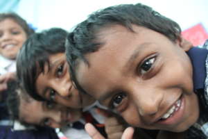 The joy of being in school